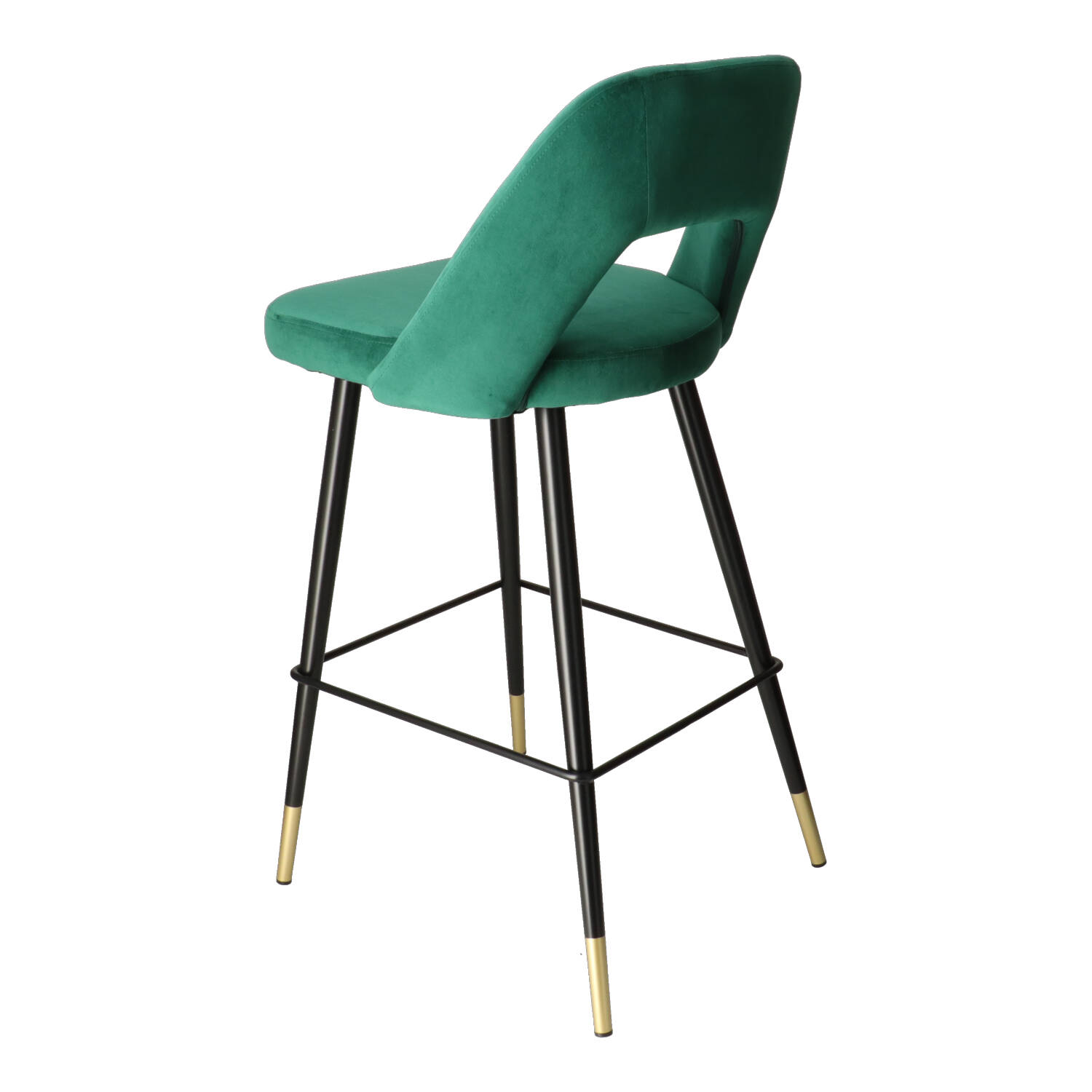 DL FANNY Green design Upholstered indoor bar stool